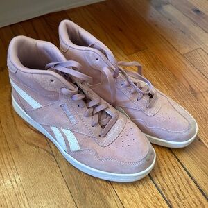 Reebok Club Pink High Tops Size 8